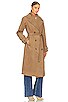 view 3 of 4 Mulholland Coat in Cinnamon Brown
