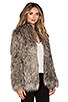 view 2 of 3 Selena Faux Fur Coat in Brown