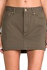 view 4 of 6 for REVOLVE Weekend Mini Skirt in Army Green