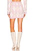view 3 of 5 Casey Lurex Argyle Mini Skirt in Multi Pastel