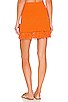 view 3 of 4 Devitta Mini Skirt w/ Fringe in Tangerine
