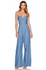 view 1 of 4 Gardenia Jumpsuit in Reef Chambray