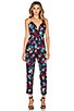 view 1 of 3 x REVOLVE My Way Jumpsuit in Eggplant Tossed Bouquete
