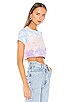 Tie Dye Crop Tee, view 2 of 4, click to view large image.