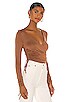view 2 of 4 Dory Top in Brown