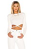 view 1 of 4 Waist Tie Tee in White