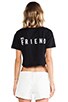 view 3 of 4 Hello Lover Cropped Tee in Black
