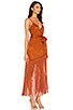 view 2 of 3 Orelia Dress in Rust