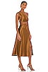 view 2 of 4 Imani Dress in Brown