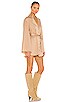 view 2 of 4 Dress Shirt with Waist Tie in Champagne Beige