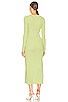 view 3 of 3 Kavala Sweater Dress in Lime Green
