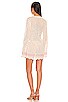view 3 of 3 Lanita Crochet Mini Dress in Ivory & Blush