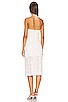 view 3 of 3 Priscilla Midi Dress in White