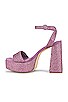 view 5 of 5 Dolly Crystal Heel in Lavender & Light Rose