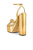view 3 of 5 Valerie Platform in Metallic Gold
