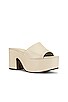 view 2 of 5 The Miso Platform Sandal in Ivory