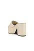view 3 of 5 The Miso Platform Sandal in Ivory