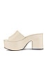 view 5 of 5 The Miso Platform Sandal in Ivory