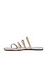 view 5 of 5 IBIZA 플랫 in Metallic Silver, Gold, & Rose Gold