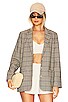 view 1 of 6 x Tessa Brooks Nadia Blazer in Plaid About You