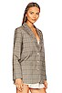 view 3 of 6 x Tessa Brooks Nadia Blazer in Plaid About You