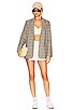 view 5 of 6 x Tessa Brooks Nadia Blazer in Plaid About You