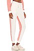 view 2 of 4 Back At It Terry Pant in Primrose & Cream