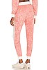 view 3 of 4 Back At It Terry Pant in Primrose & Cream