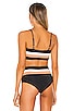 Rebel Stripe Bikini Top, view 3, click to view large image.