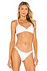 view 1 of 4 X REVOLVE Jean Bikini Top in White