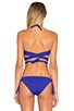 view 3 of 4 x REVOLVE x Jamie Chung Lizzie Wrap Bikini Top in Sapphire