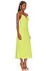 view 3 of 4 Double Bessette Reversible Slip Dress Turmeric & Lime in Turmeric & Lime