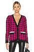 view 1 of 5 CARDIGÃ UPTOWN GIRL in Fuchsia Houndstooth