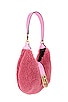 view 3 of 4 CINDY REAL FUR 바게트 백 in Shearling Pink