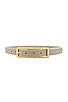 view 1 of 3 STATEMENT BUCKLE 벨트 in Natural