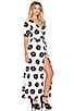 Short Sleeve Wrap Maxi Dress, view 2 of 3, click to view large image.