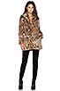 view 2 of 4 Cats Meow Faux Fur Coat in Leopard