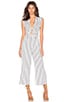Front Tie Jumpsuit, view 1, click to view large image.
