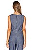 view 3 of 4 TOP CORTO BOXED in Dark Chambray