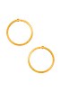 view 1 of 2 Twisted Hoop Earrings in Gold
