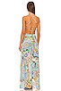 view 3 of 3 Halter Cut Out Maxi Dress in Amalfi