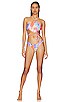 view 5 of 5 Dancing Queen Reversible Brazilian Bottom in Multicolor