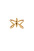 view 3 of 3 The Petal Pointe Cross Ring in Antique Gold