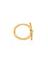 view 2 of 3 Criss Cross Starburst Ring in Antique Gold