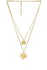 view 1 of 2 x REVOLVE The Double Coin Charm Necklace in Gold