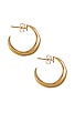 view 2 of 2 Margot Hoops in Gold