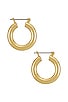 Baby Amalfi Tube Hoops, view 2, click to view large image.