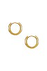 view 2 of 2 Monaco Huggies in Gold