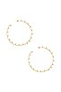 view 2 of 2 The Stardust Statement Hoops in Gold