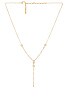 view 1 of 2 Stellar Bezel Lariat Necklace in Gold